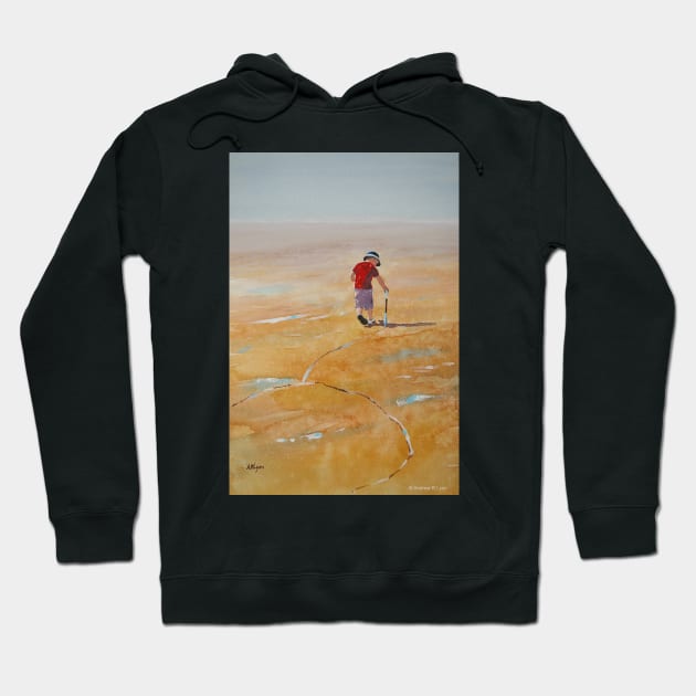 Making Lines In The Sand Hoodie by arlyon